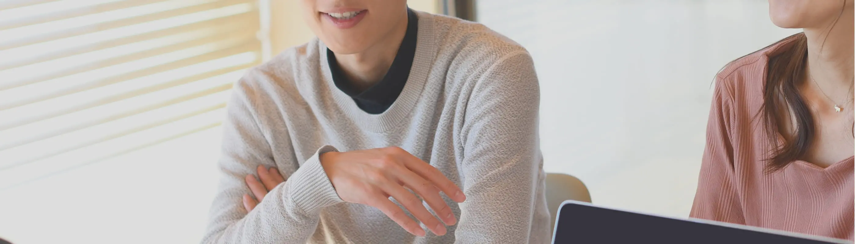 夫婦で打ち合わせに参加している様子